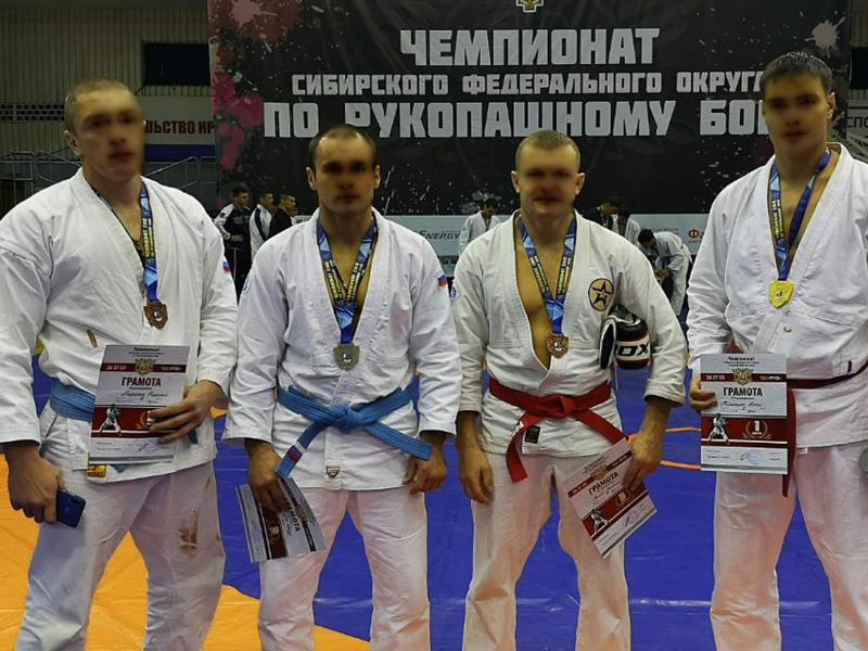 Офицеры Управления Росгвардии по Иркутской области завоевали призовые места на чемпионате Сибирского округа по рукопашному бою