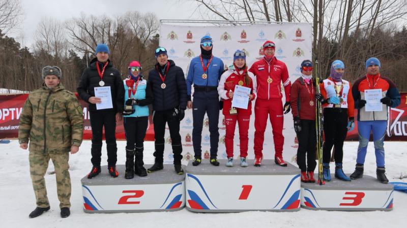 Команда ГУ Росгвардии по Московской области заняла второе место на чемпионате Центрального округа Росгвардии по лыжным гонкам