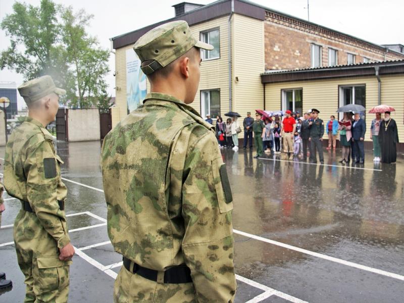 Ряды войск национальной гвардии России пополнили новобранцы из Хакасии