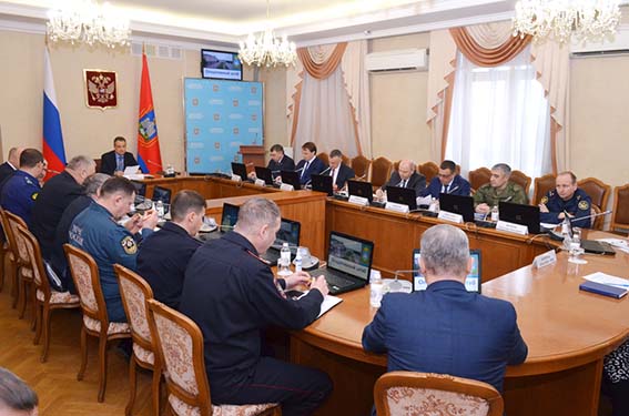 Росгвардейцы приняли участие в заседании оперативного штаба Орловской области