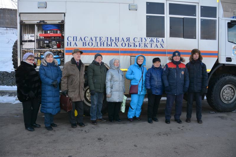 Впервые для общественных советников организованы показные экскурсии на поисково-спасательную станцию «Троицкая»