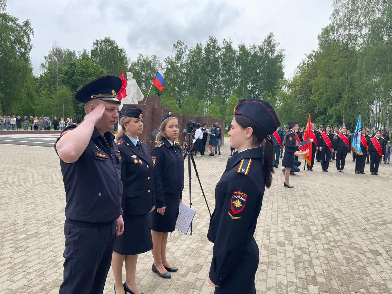 Офицер Росгвардии Подмосковья принял участие в церемонии принятия присяги курсантами «Гвардейской смены»