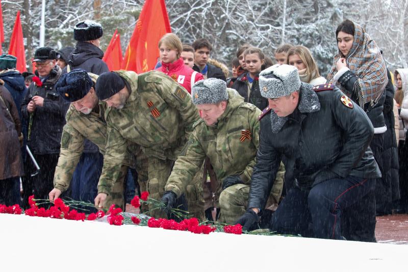 Росгвардейцы приняли участие в памятном мероприятии в День освобождения Ставрополя от оккупации