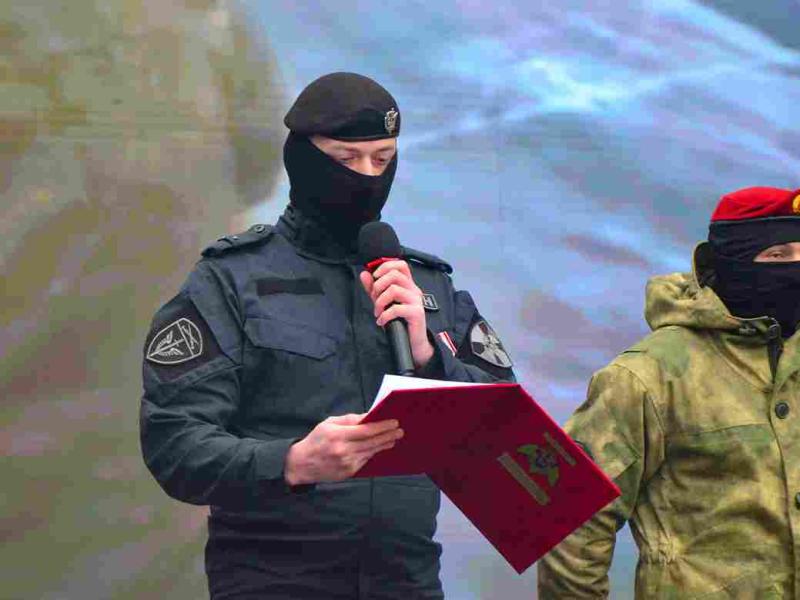 В Ставрополе росгвардейцы приняли участие в городском патриотическом мероприятии