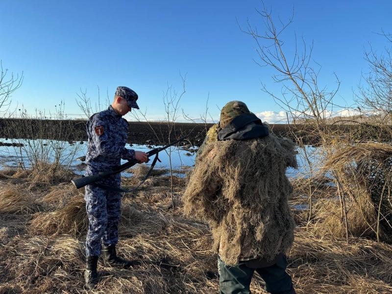 В Мордовии сотрудники Росгвардии проводят рейдовые мероприятия по соблюдению правил охоты