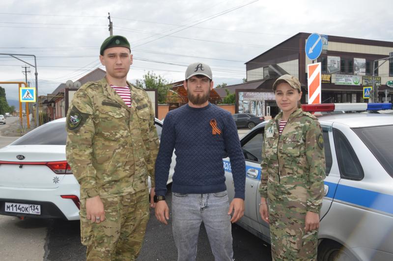 Росгвардейцы в Чеченской Республике присоединились к всероссийским патриотическим акциям ко Дню Победы
