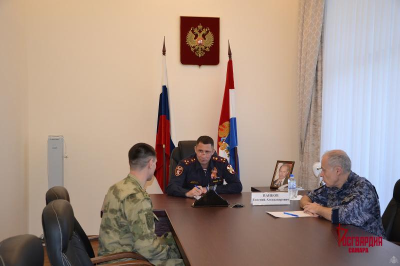 Начальник регионального управления Росгвардии провел прием граждан в Приемной Президента Российской Федерации в Самаре