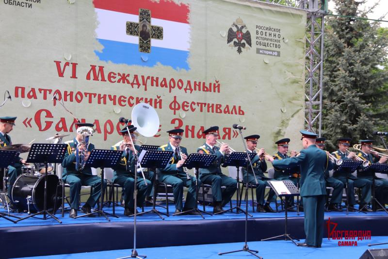 Росгвардейцы приняли участие в патриотическом фестивале «Самарское знамя»